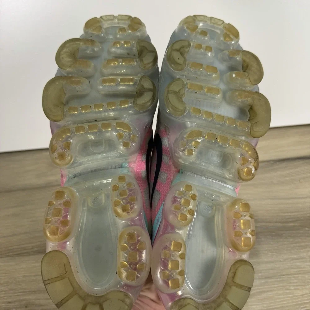 NIKE Air VaporMax 2019 'Grey Pink' Running Shoes Size 9